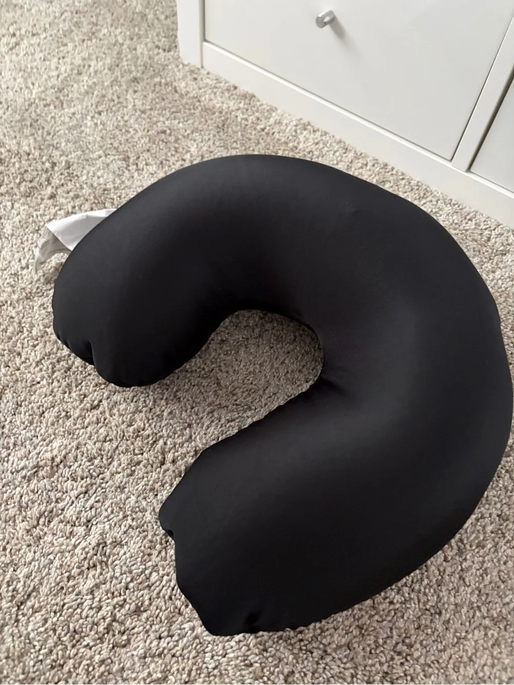 Kikkerland Black White Penguin Plush with Orange Beak (turns into travel pillow)